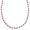 Coral And Fresh Water Pearl Sterling Silver Bead Necklace SX115001